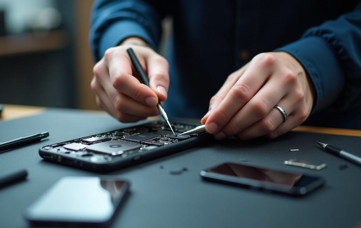 iPhone Battery Replacement in Sharjah process
