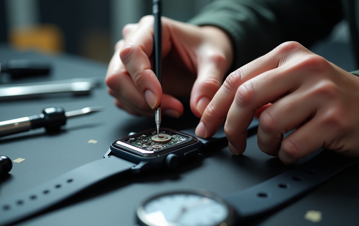 Smartwatch Charging Repair in Sharjah process