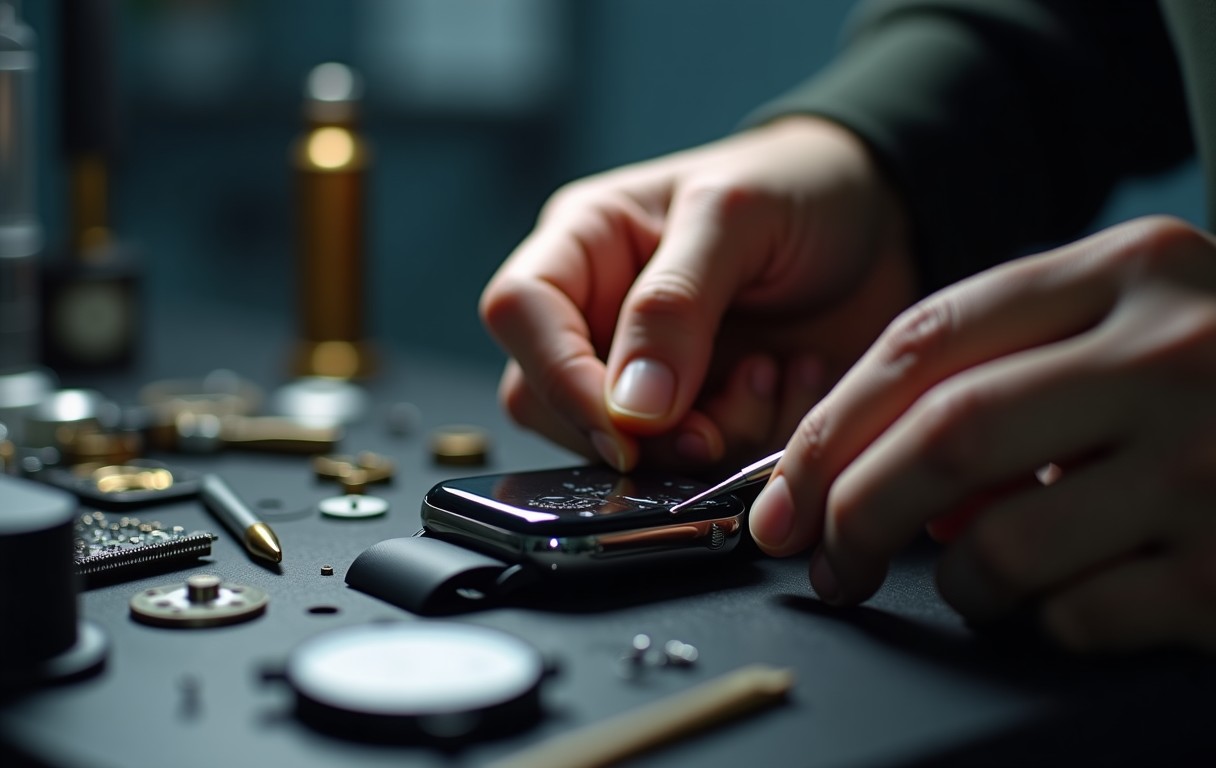 Apple Watch Digital Crown Repair in Sharjah process