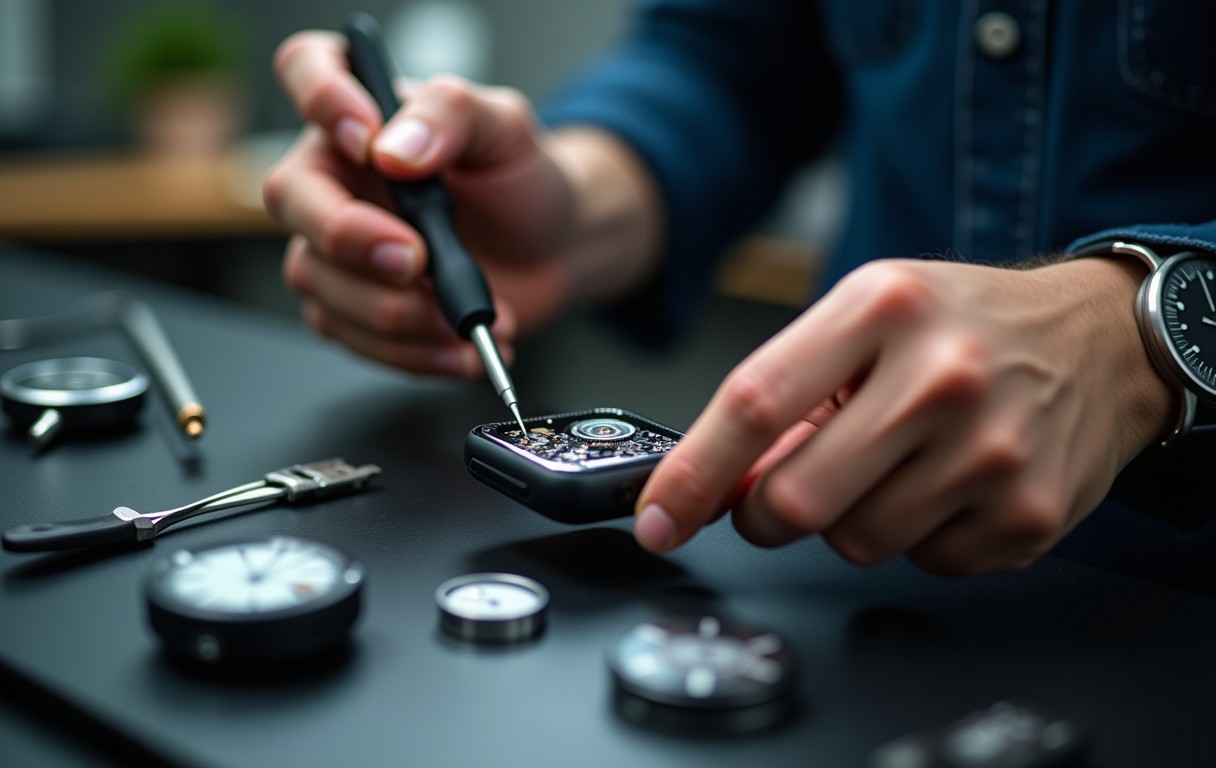 Apple Watch Glass Replacement in Sharjah process