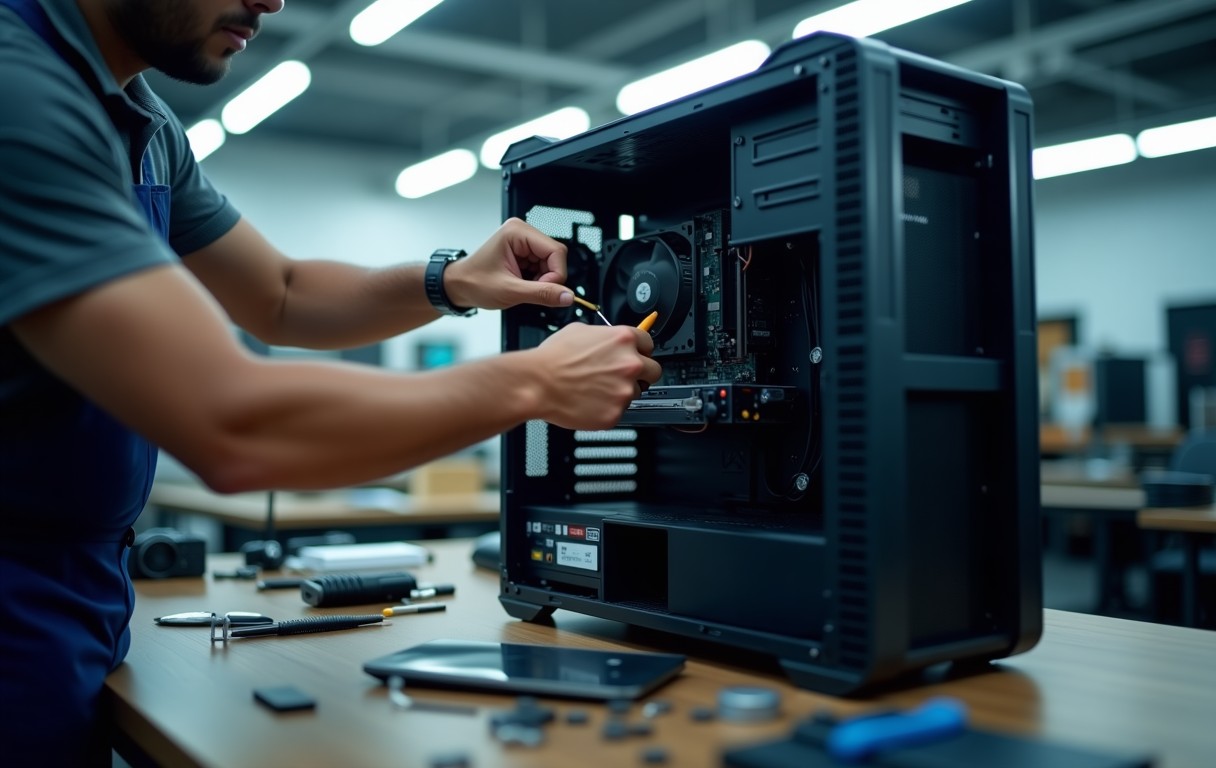 Computer Motherboard Repair in Sharjah process