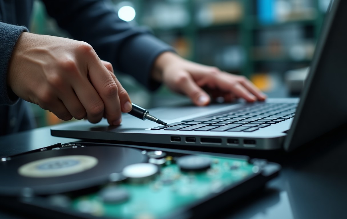 Laptop Motherboard Repair in Sharjah process