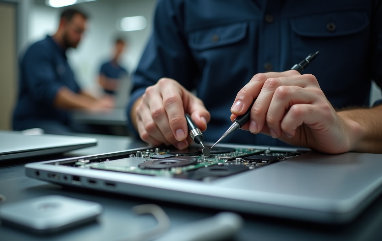MacBook Screen Replacement in Sharjah process