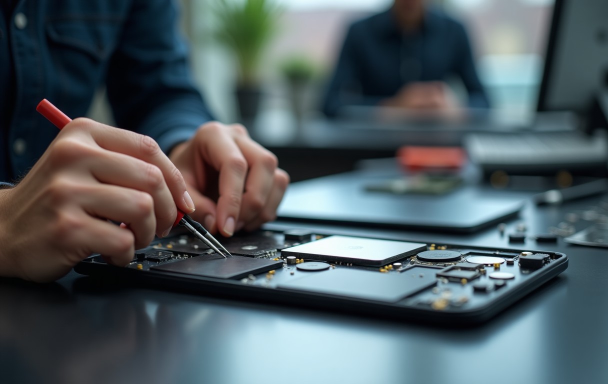Tablet Screen Replacement in Sharjah process