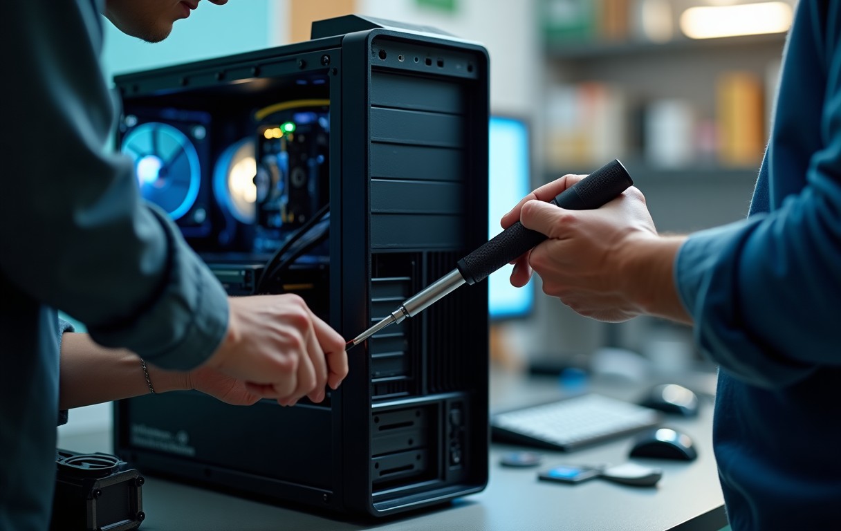 Computer SSD Upgrade in Sharjah process